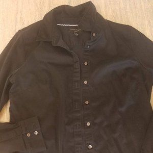 Black Button Shirt by Banana Republic - Size 14